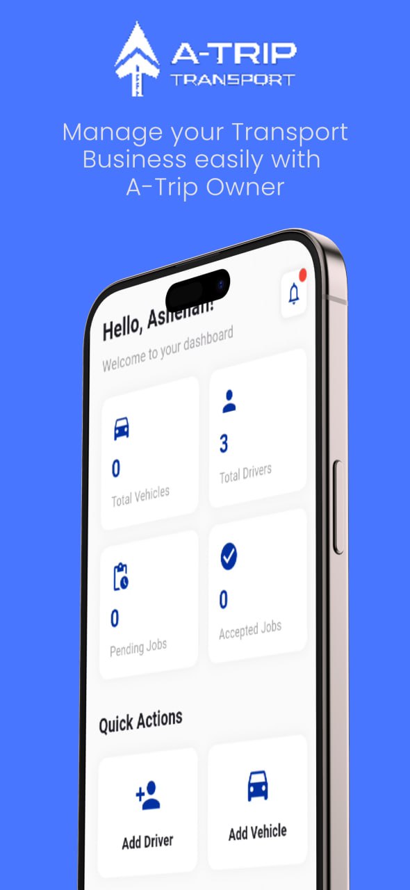A Trip Transport App Interface